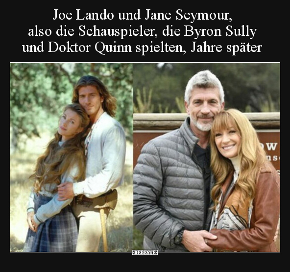 Joe Lando und Jane Seymour, also die Schauspieler, die.. - Lustige Bilder | DEBESTE.de