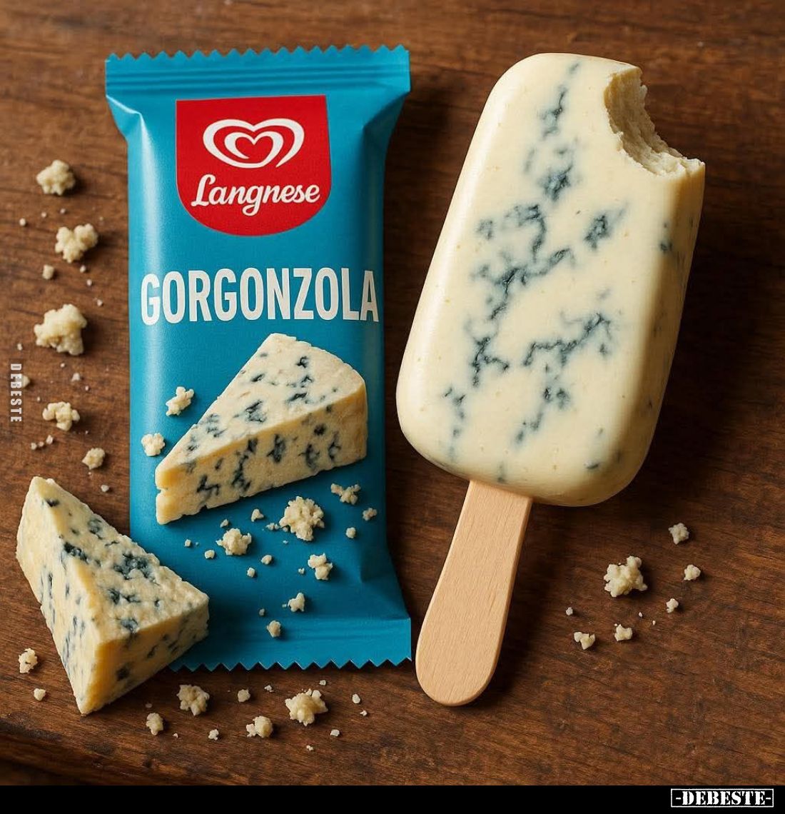 Gorgonzola Ice-Cream.