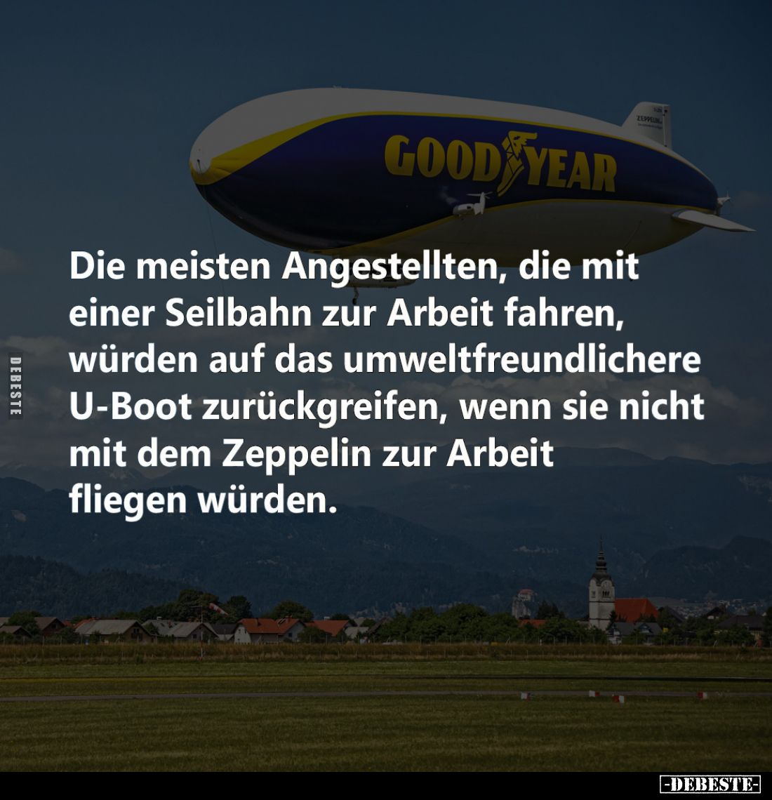 Die meisten Angestellten, die mit einer Seilbahn zur Arbeit fahren, würden auf das umweltfreundlichere U-Boot zurückgreifen, ...