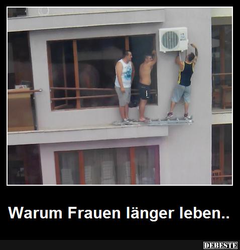 Warum Frauen länger leben..