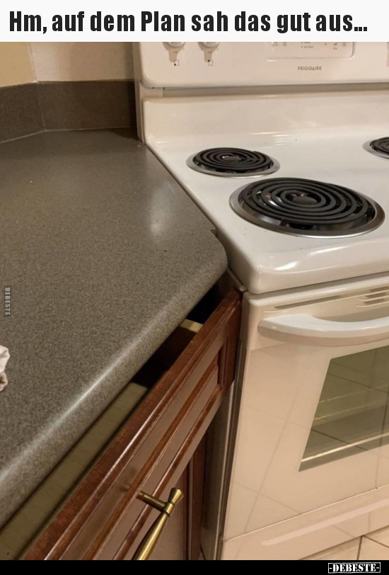 Hm, auf dem Plan sah das gut aus...