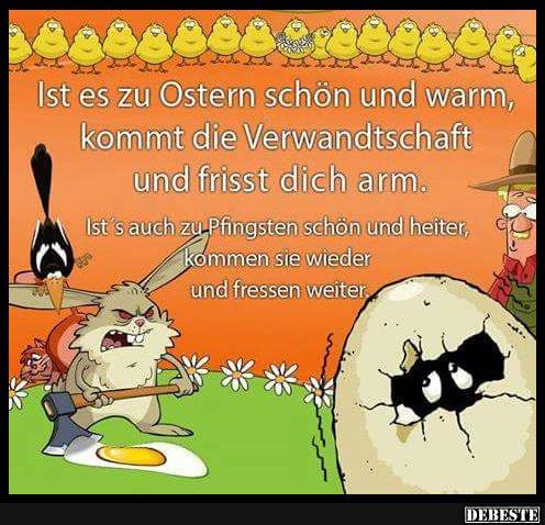 Ist es zu Ostern schön und warm.. - Lustige Bilder | DEBESTE.de