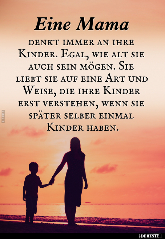 Eine Mama denkt immer an ihre Kinder.. - Lustige Bilder | DEBESTE.de