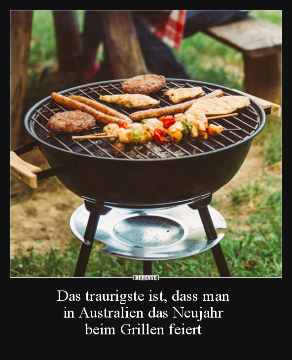 Das traurigste ist, dass man in Australien das Neujahr..