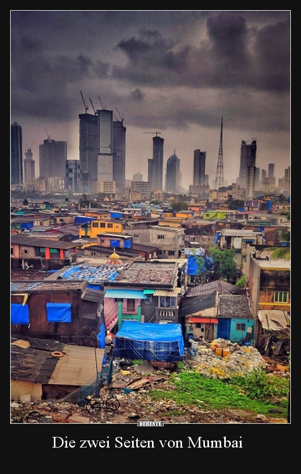 Die zwei Seiten von Mumbai..