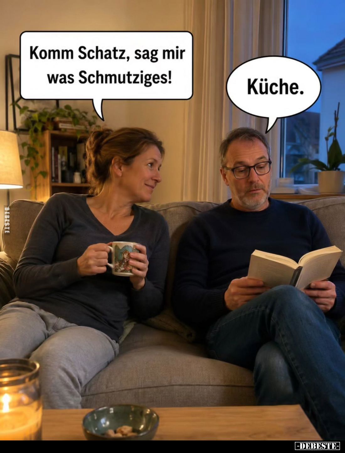 Komm Schatz, sag mir was Schmutziges! -
Küche.