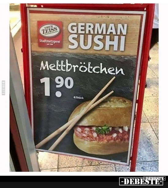 German Sushi - Lustige Bilder | DEBESTE.de