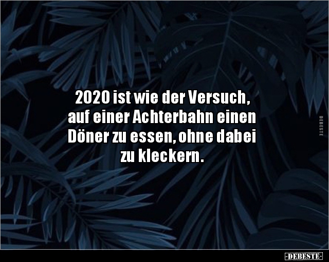2020 ist wie der Versuch, auf einer Achterbahn einen.. - Lustige Bilder | DEBESTE.de