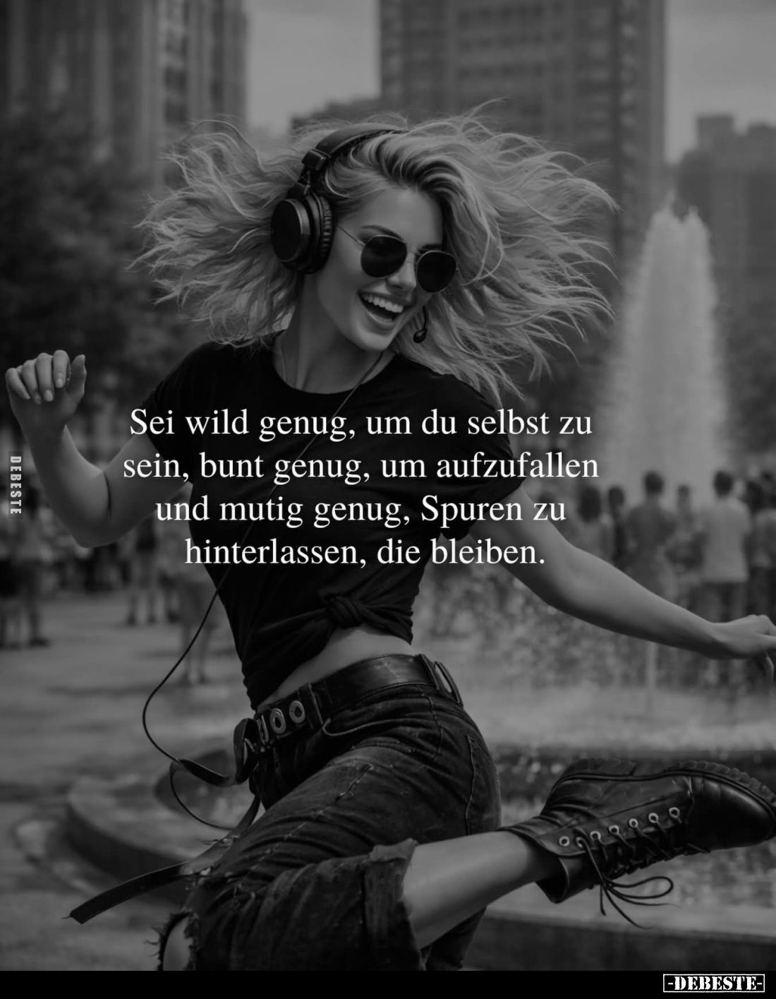 Sei wild genug, um du selbst zu sein... - Lustige Bilder | DEBESTE.de