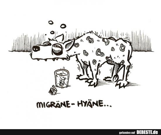 Migräne-Hyäne.