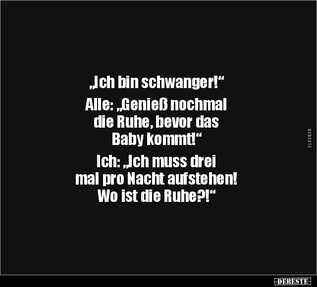 Ruhe, Baby, Nacht, Aufstehen