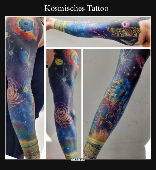 Kosmisches Tattoo..