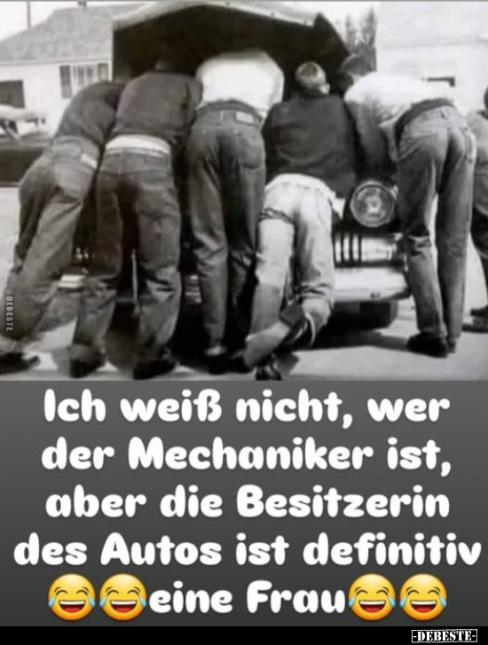 Mechaniker, Autos, Frau