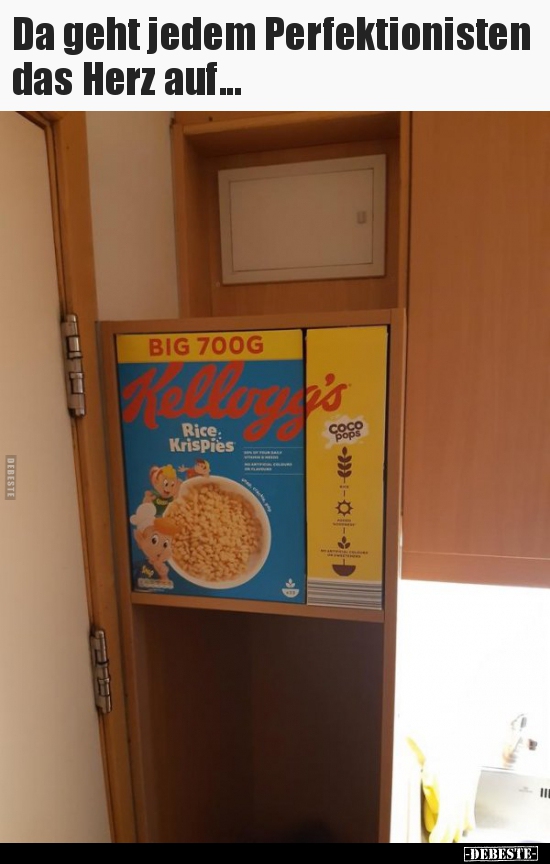 Da geht jedem Perfektionisten das Herz auf...