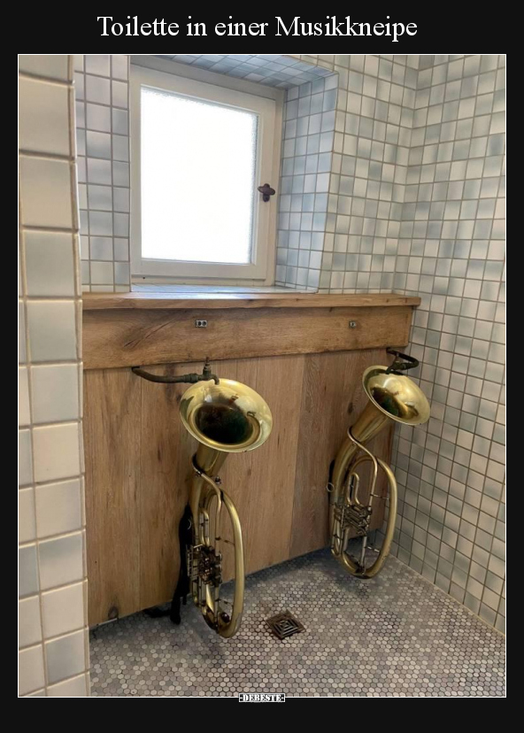 Toilette in einer Musikkneipe.. - Lustige Bilder | DEBESTE.de