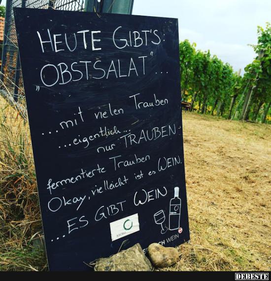 Heute gibt's Obstsalat.. - Lustige Bilder | DEBESTE.de