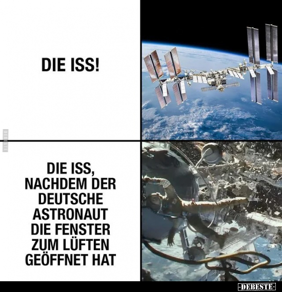 Die ISS.. - Lustige Bilder | DEBESTE.de