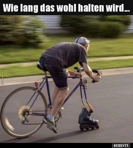 Wie lang das wohl halten wird...