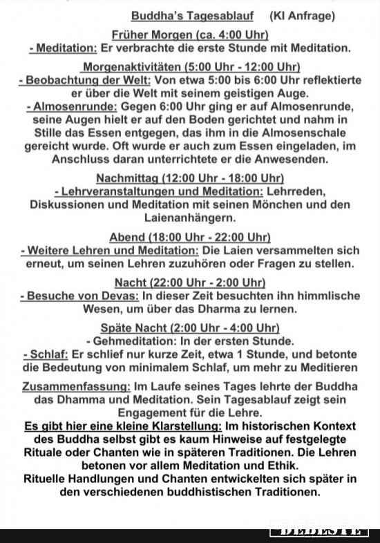 Buddhas Tagesablauf - Lustige Bilder | DEBESTE.de