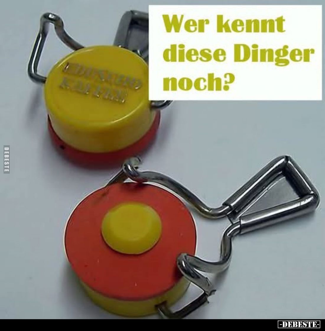 Wer kennt
diese Dinger
noch?