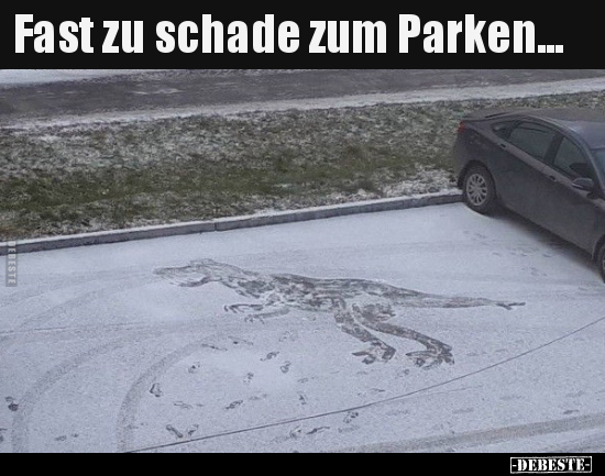 Fast zu schade zum Parken... - Lustige Bilder | DEBESTE.de