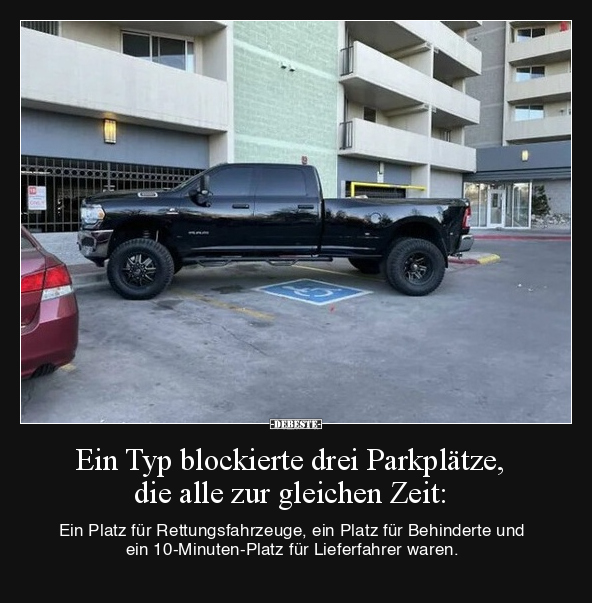 Parkplatz, Woche