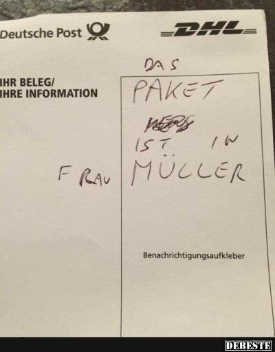 Arme Frau Müller......... - Lustige Bilder | DEBESTE.de