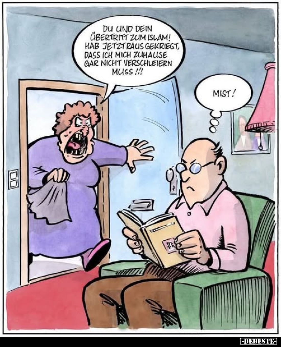 Du und dein Übertritt zum Islam! Hab jetzt raus gekriegt, dass ich mich Zuhause gar nicht verschleiern muss !!! - Mist!