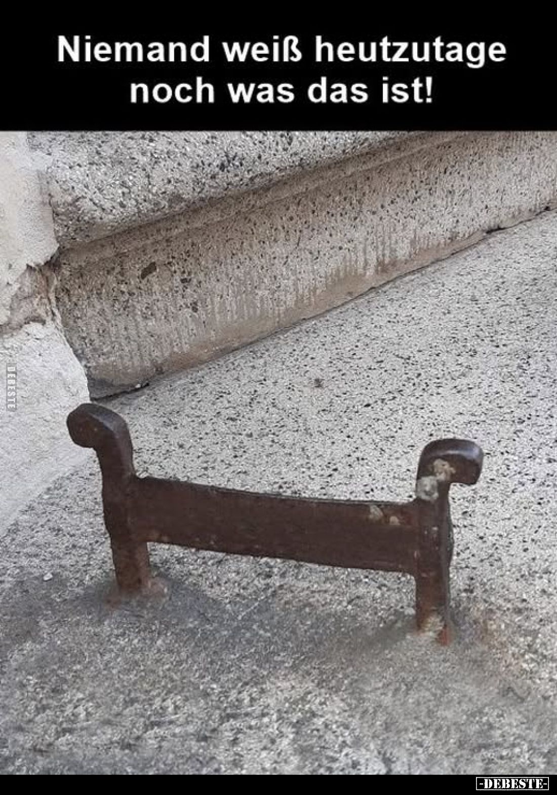 Niemand weiß heutzutage noch was das ist!