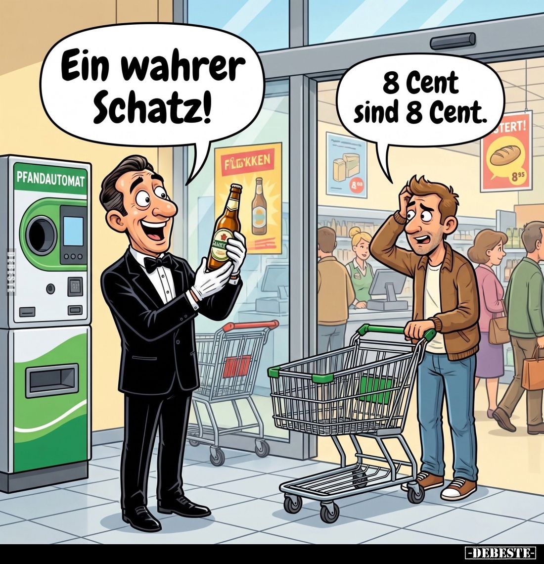 Ein wahrer Schatz!
-
8 Cent sind 8 Cent.