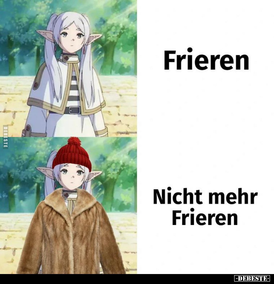 Frieren
-
Nicht mehr Frieren