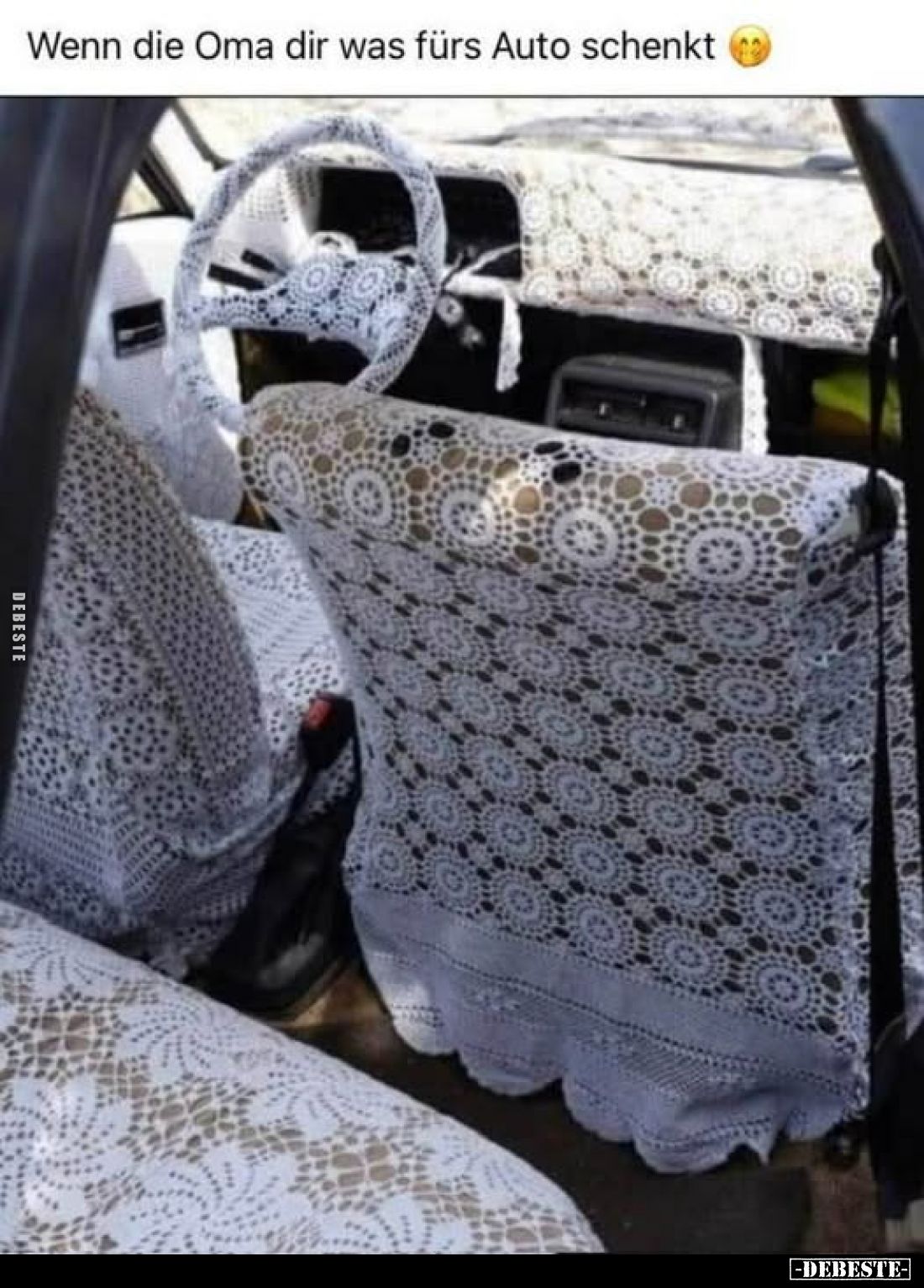 Wenn die Oma dir was fürs Auto schenkt.