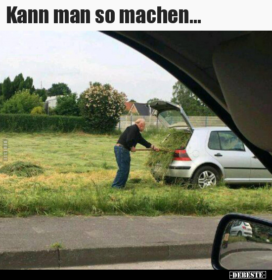 Kann man so machen…..