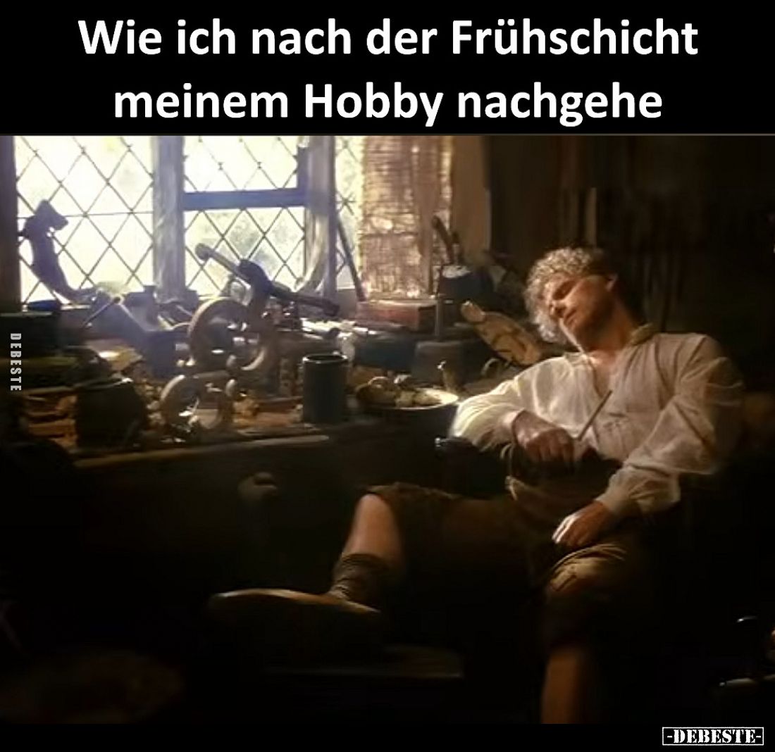 Wie ich nach der Frühschicht meinem Hobby nachgehe