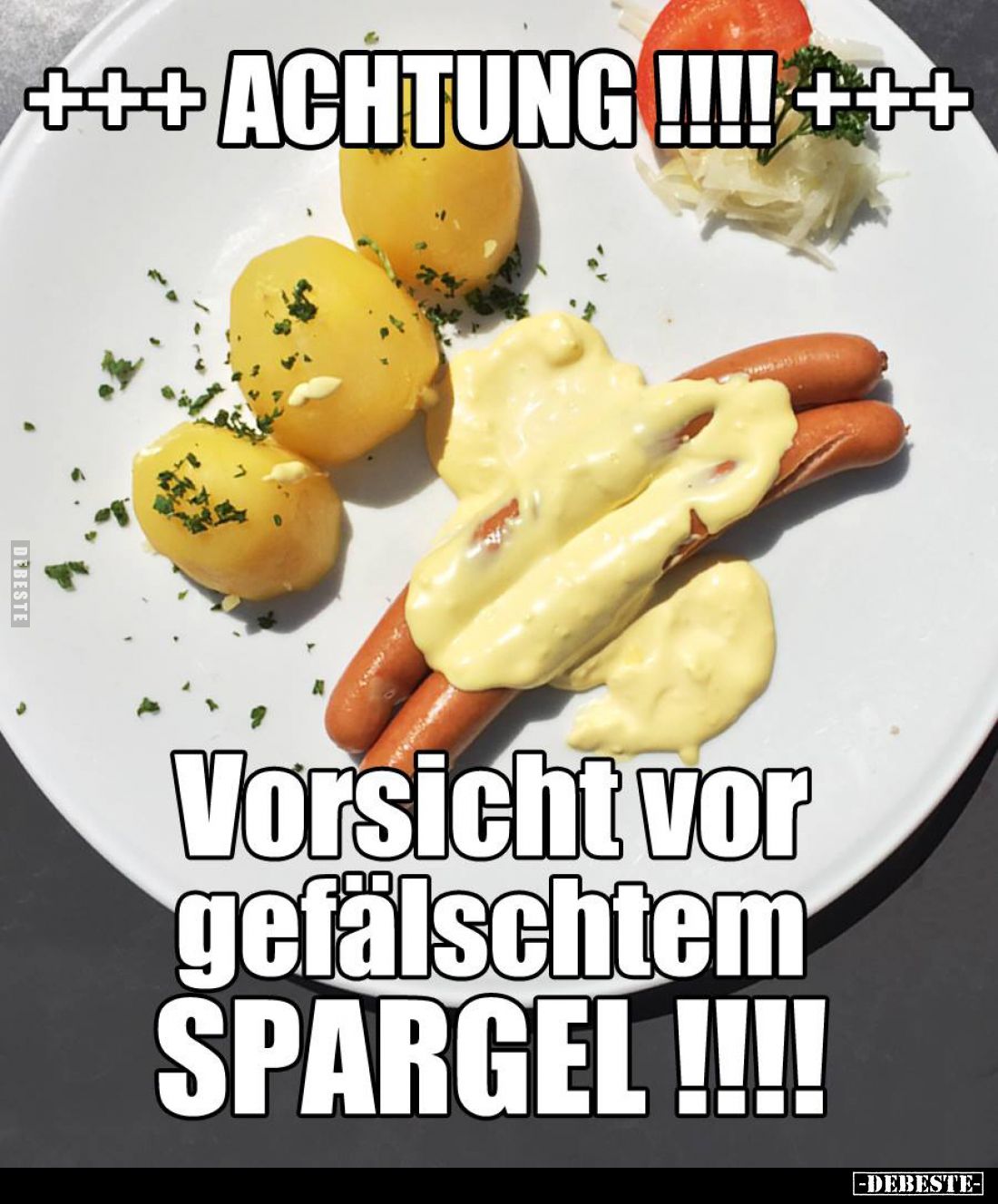 Achtung! Vorsicht vor gefälschtem SPARGEL!