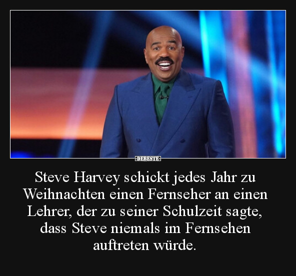 Steve Harvey schickt jedes Jahr zu Weihnachten einen.. - Lustige Bilder | DEBESTE.de