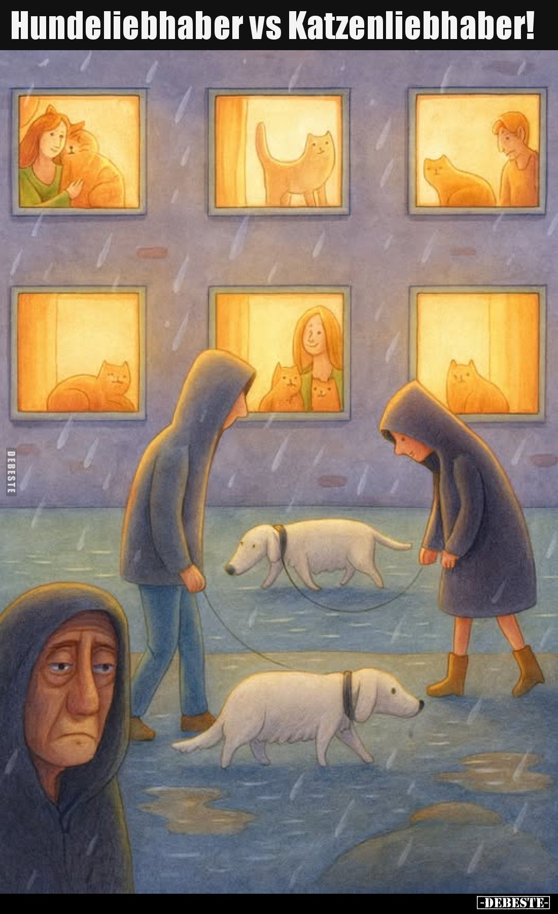 Hundeliebhaber vs Katzenliebhaber!