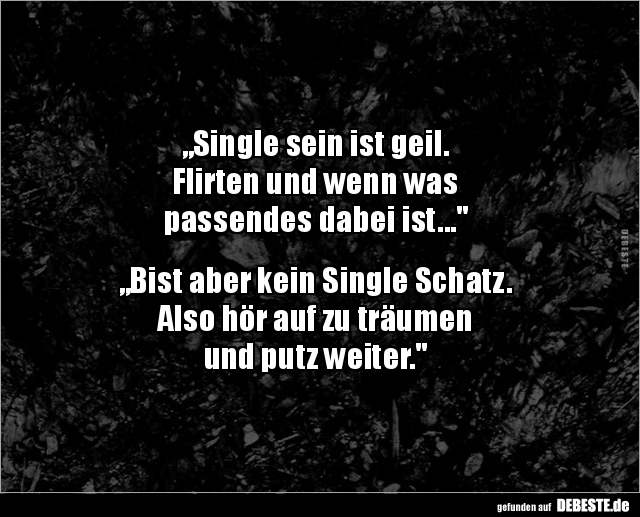 Single sein ist geil. Flirten und wenn was passendes.. - Lustige Bilder | DEBESTE.de