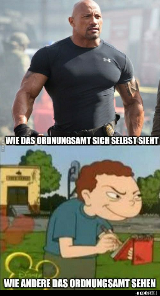 Wie das Ordnungsamt sich selbst sieht.. - Lustige Bilder | DEBESTE.de