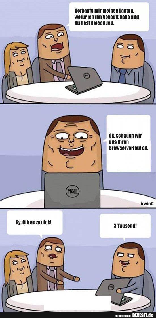 Verkaufe mir meinen Laptop, wofür ich ihn gekauft.. - Lustige Bilder | DEBESTE.de