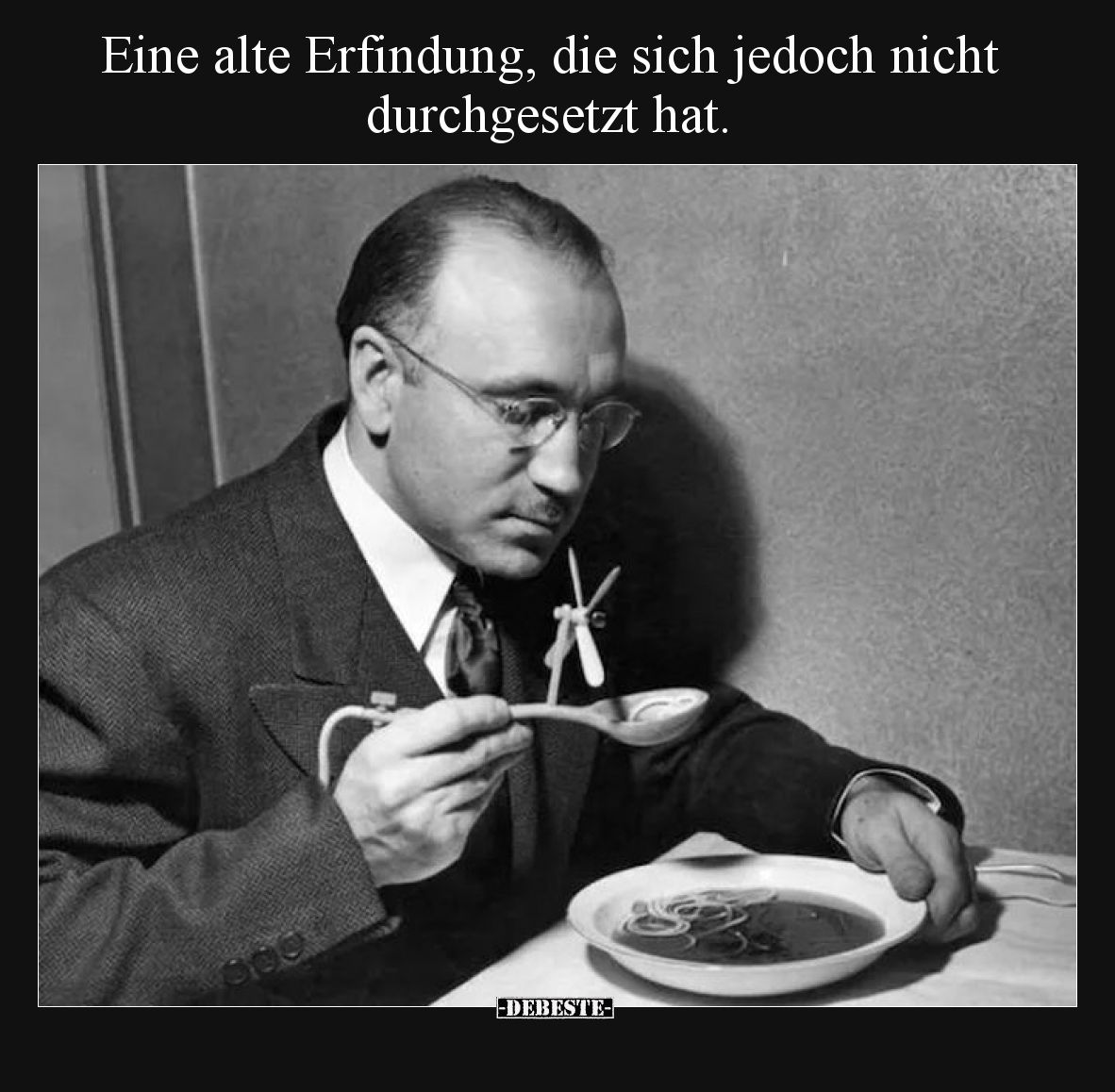 Eine alte Erfindung, die sich jedoch nicht durchgesetzt hat.