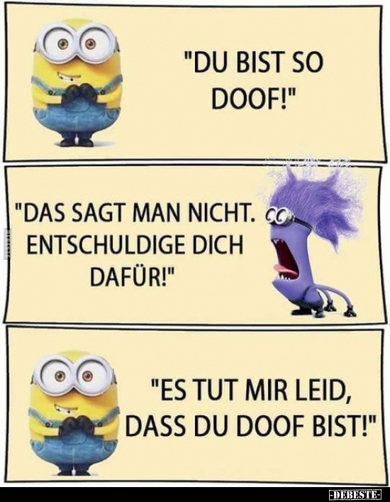 "Du bist so doof!".. - Lustige Bilder | DEBESTE.de
