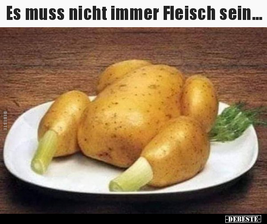 Es muss nicht immer Fleisch sein... - Lustige Bilder | DEBESTE.de