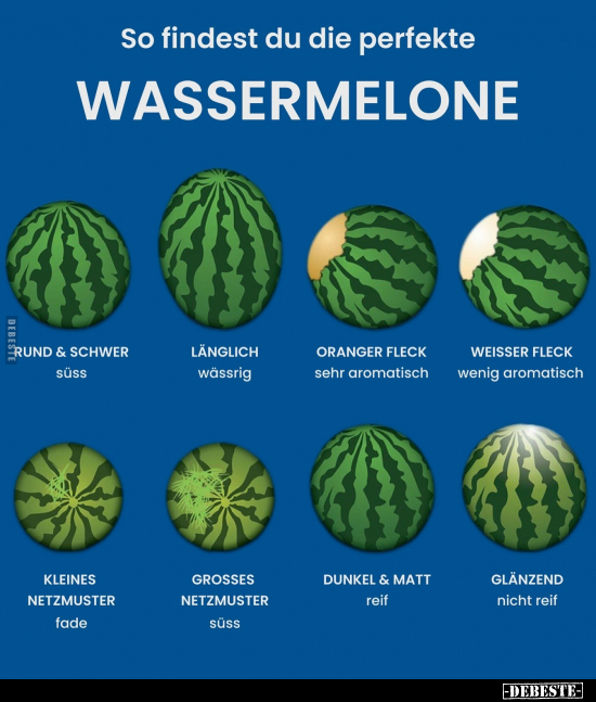 So findest du die perfekte Wassermelone... - Lustige Bilder | DEBESTE.de