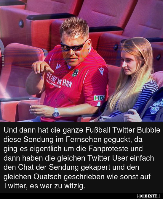 Und dann hat die ganze Fußball Twitter Bubble.. - Lustige Bilder | DEBESTE.de