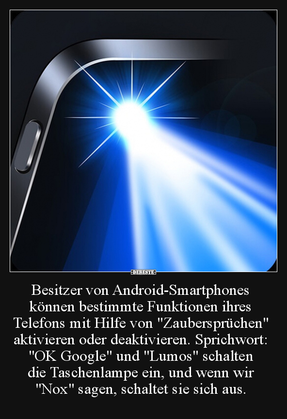 Besitzer von Android-Smartphones können bestimmte.. - Lustige Bilder | DEBESTE.de