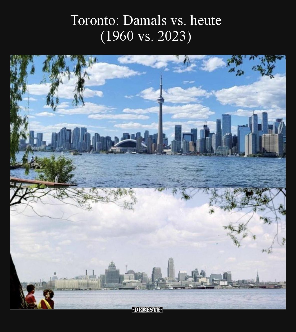 Toronto: Damals vs. heute 
(1960 vs. 2023)