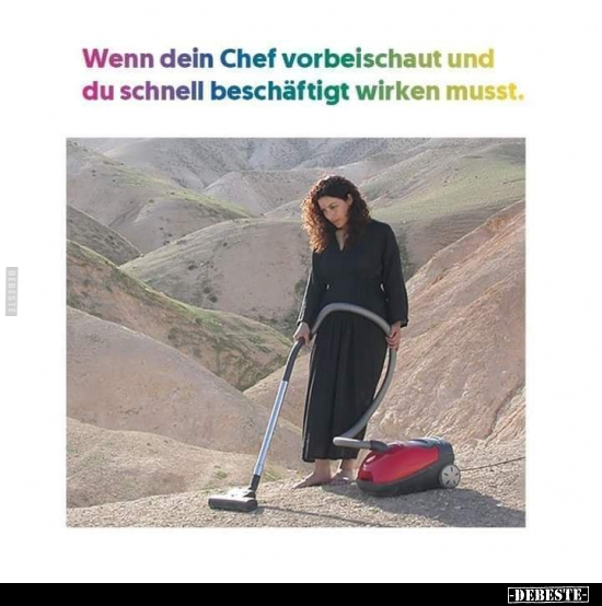 Wenn dein Chef vorbeischaut und du schnell beschäftigt.. - Lustige Bilder | DEBESTE.de