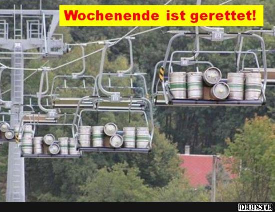 Wochenende ist gerettet!