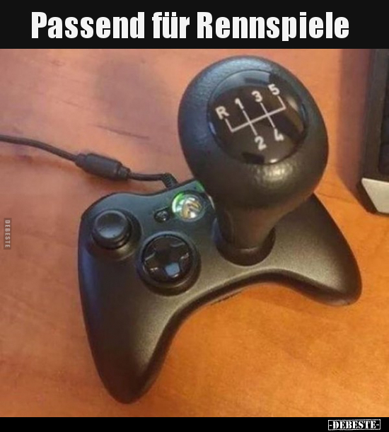Passend für Rennspiele..